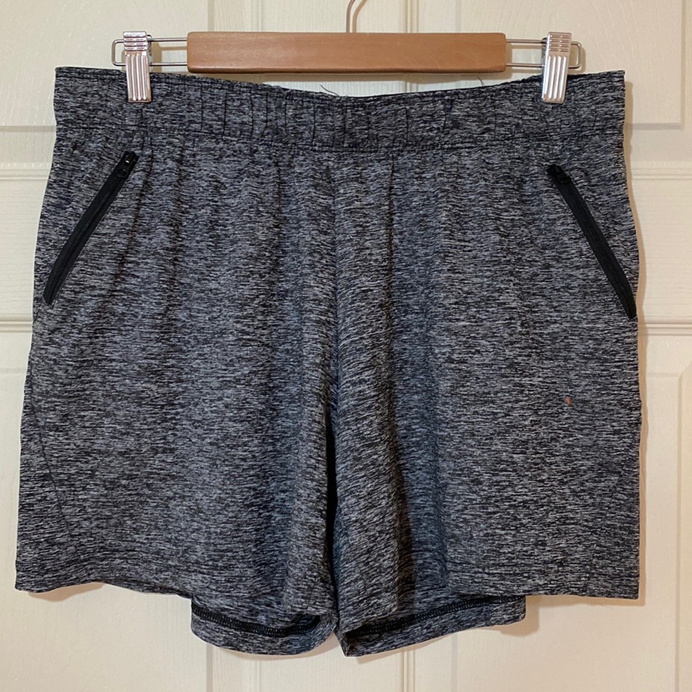 Liberty Pro athletic shorts 5” inseam and zipper pockets